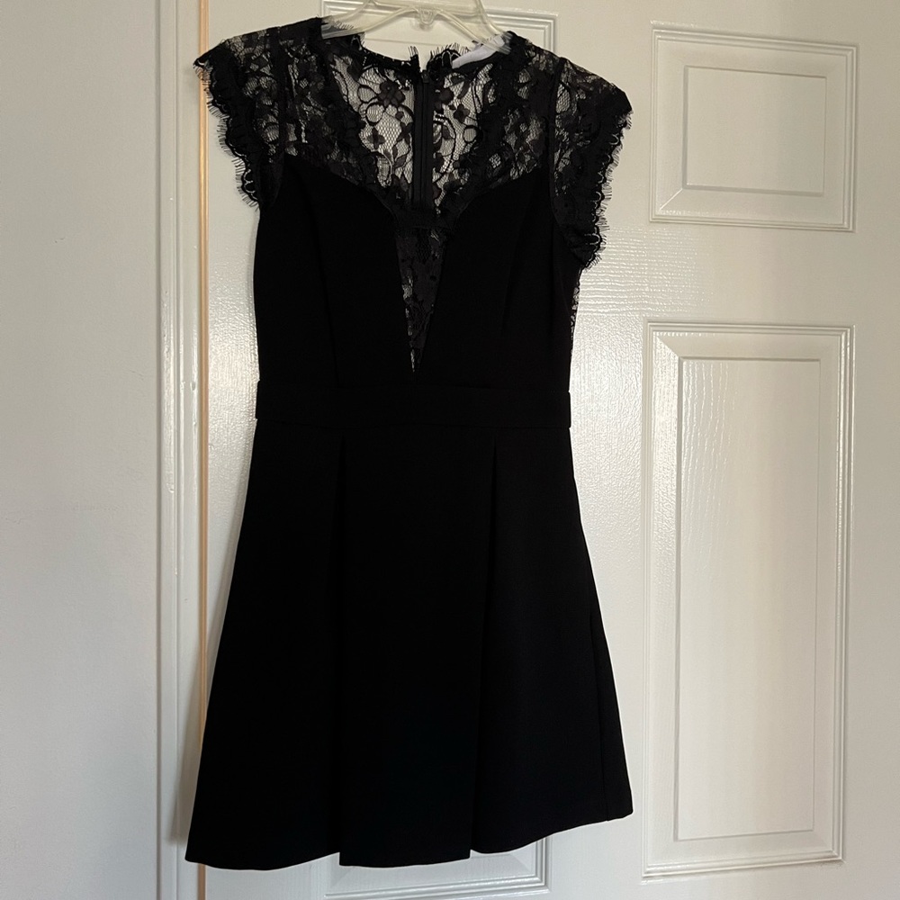 BCBG Generation mini lace detail dress